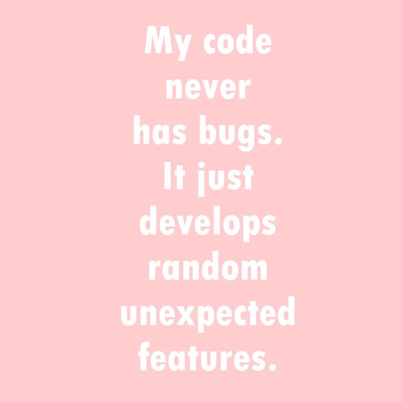 Programmer code bugs computer science nerd