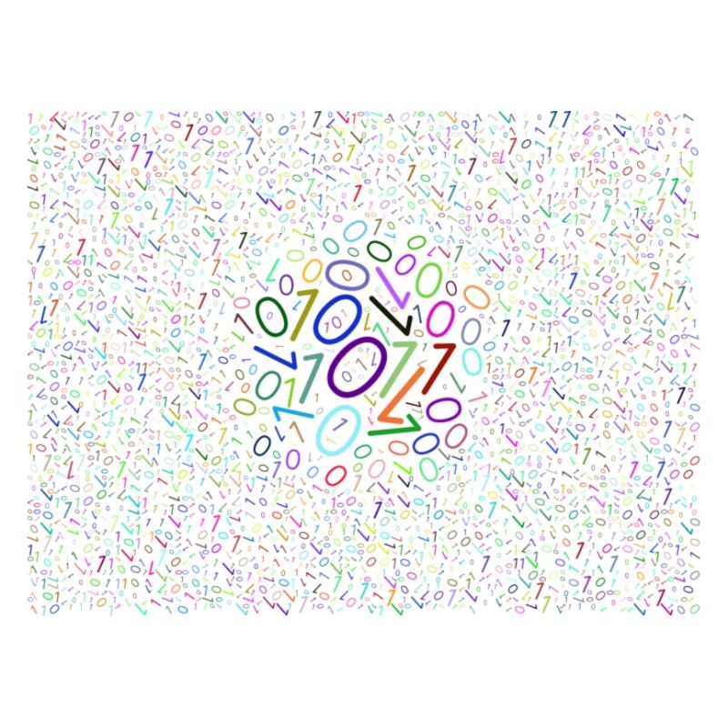 couleur du code binaire