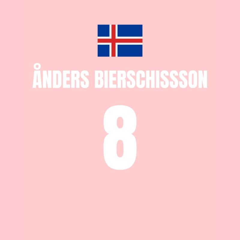 Iceland Sauf jersey - Anders Bierschissson