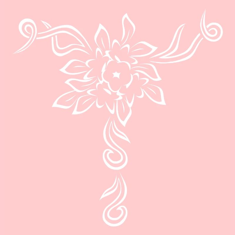 Conception de fleurs blanches