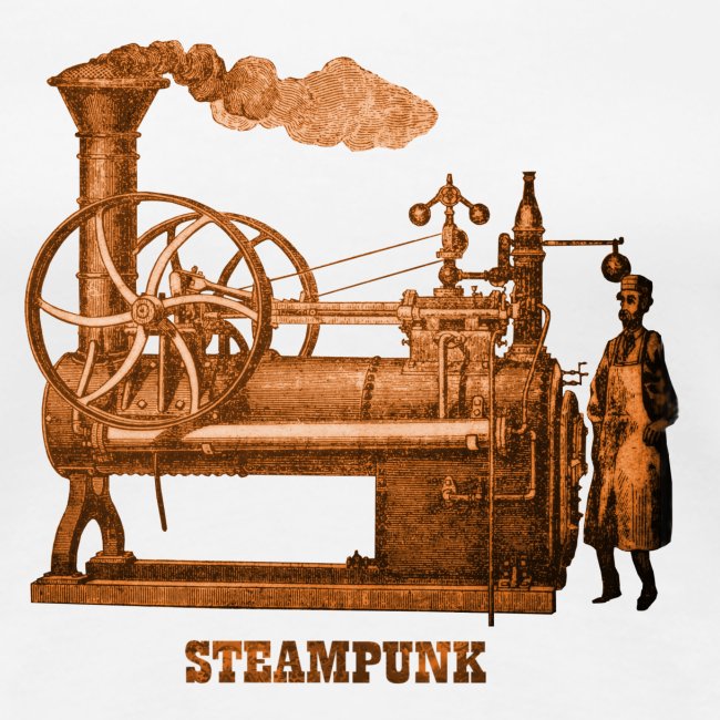 Steampunk Dampfmaschine Retro Futurismus