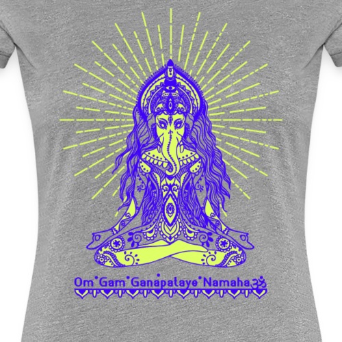 Yogafashion Hippie Ganesha dein Glücksgott - Frauen Premium T-Shirt