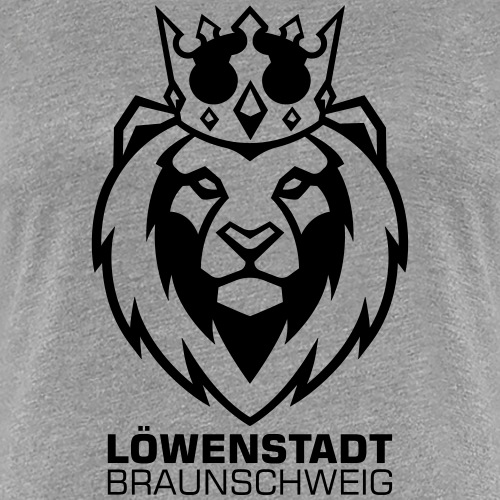 Löwenstadt Design 8 schwarz - Frauen Premium T-Shirt