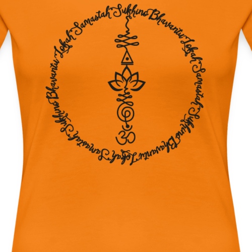 Yoga Mantra Lokah Sukhino Bhavantu Design Tshirt