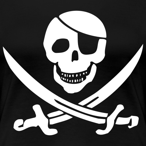 pirat pur klein - Frauen Premium T-Shirt