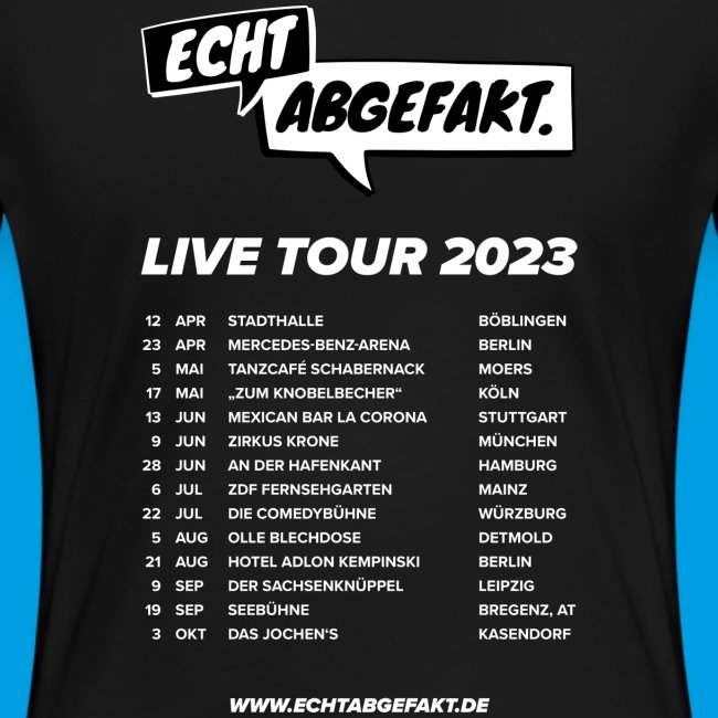 Echt Abgefakt Live Tour 2023