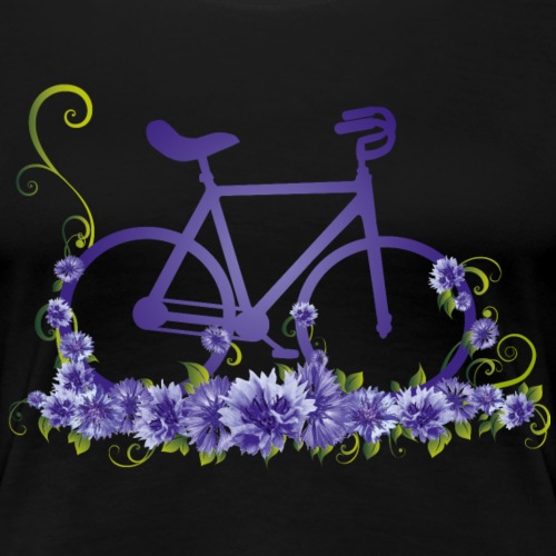 Kunstrad | Flower Power - Frauen Premium T-Shirt