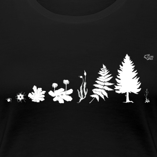 Evolution der Pflanze - Frauen Premium T-Shirt