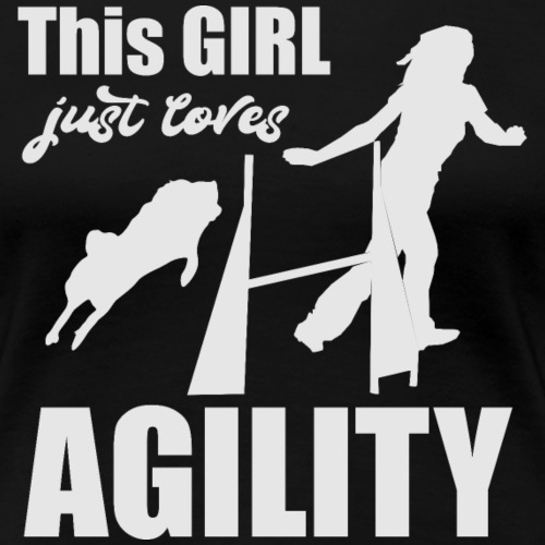 Agility T-Shirt Girls Hundesport - Frauen Premium T-Shirt