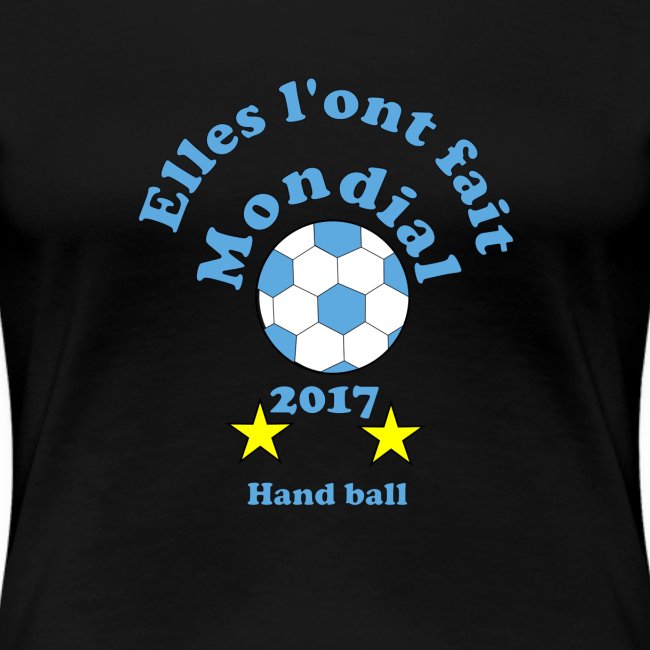 handball mondial 2017 femme bleu
