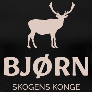 Bjørn - Skogens konge - Premium T-skjorte for kvinner