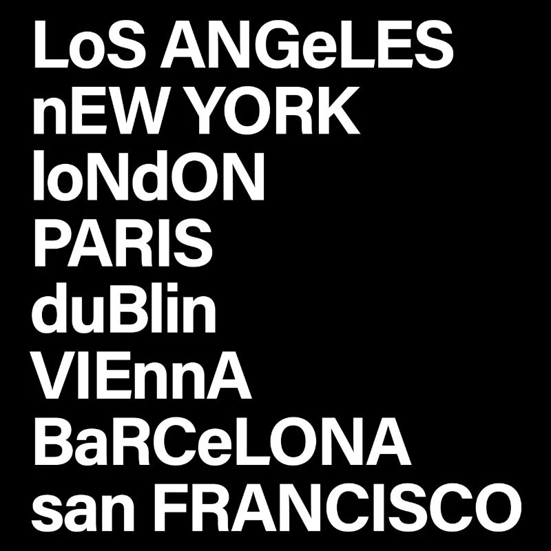 CITY NAMES BOLD white