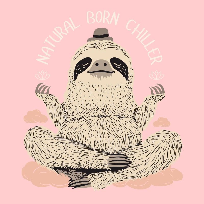 Zen Sloth – Cool Chill Motif