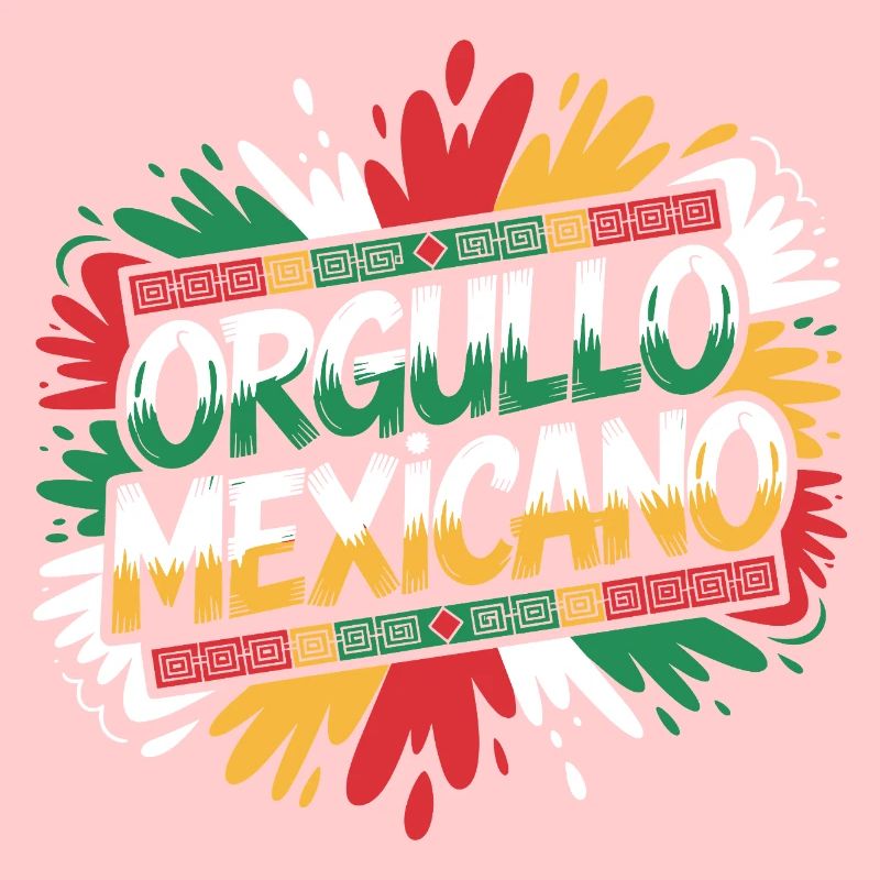 Orgullo Mexicano Mexique Drapeau Mexicain