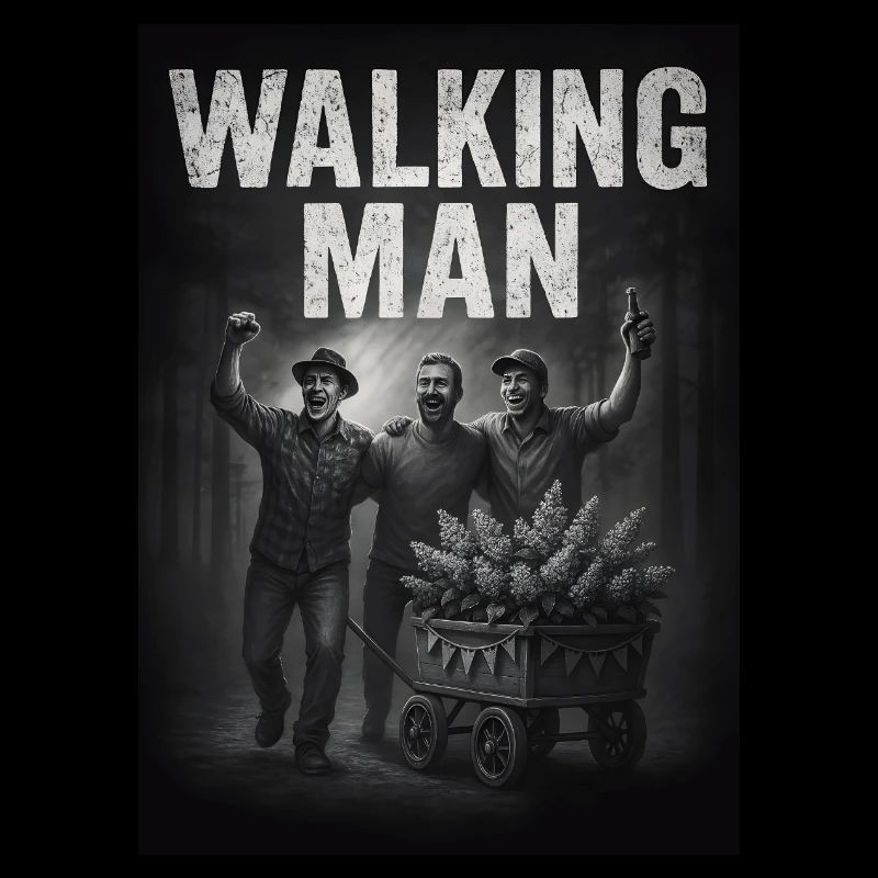 Walking Man – Lustiges Herrentag Design – Männera