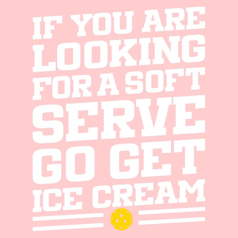 Auf der Suche nach einem Softe-Serve-Pickleball-Eis