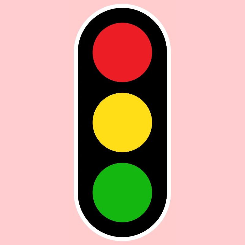 Traffic light driver's license driving school