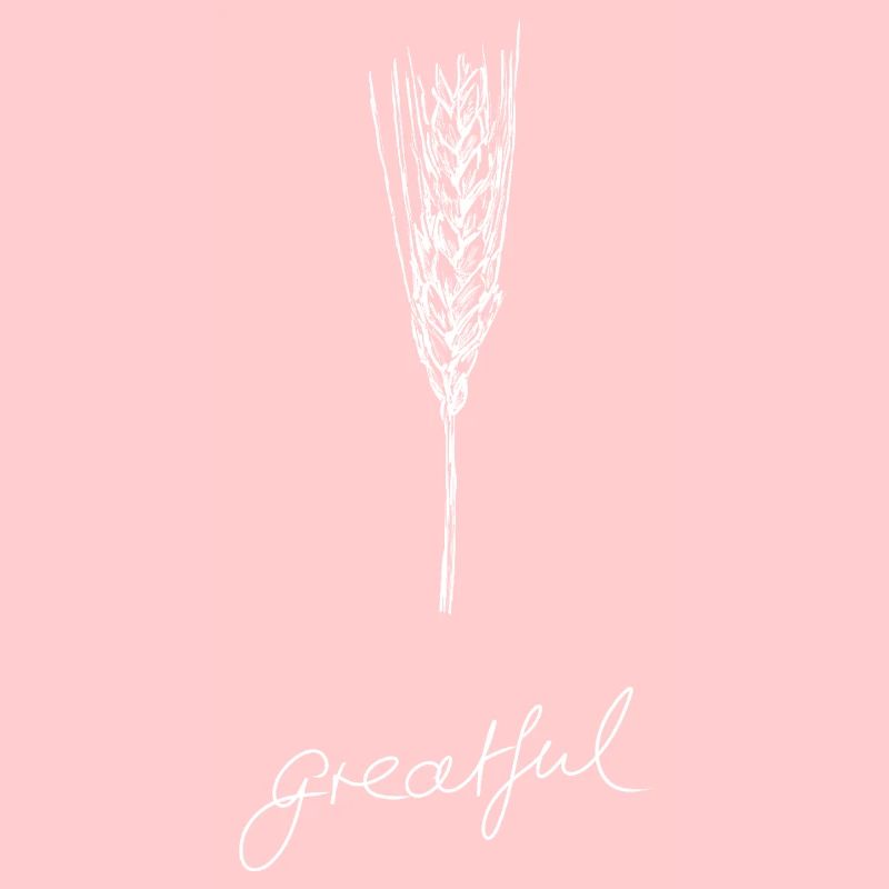 Greatful – handgezeichnete Gnade & Dankbarkeit