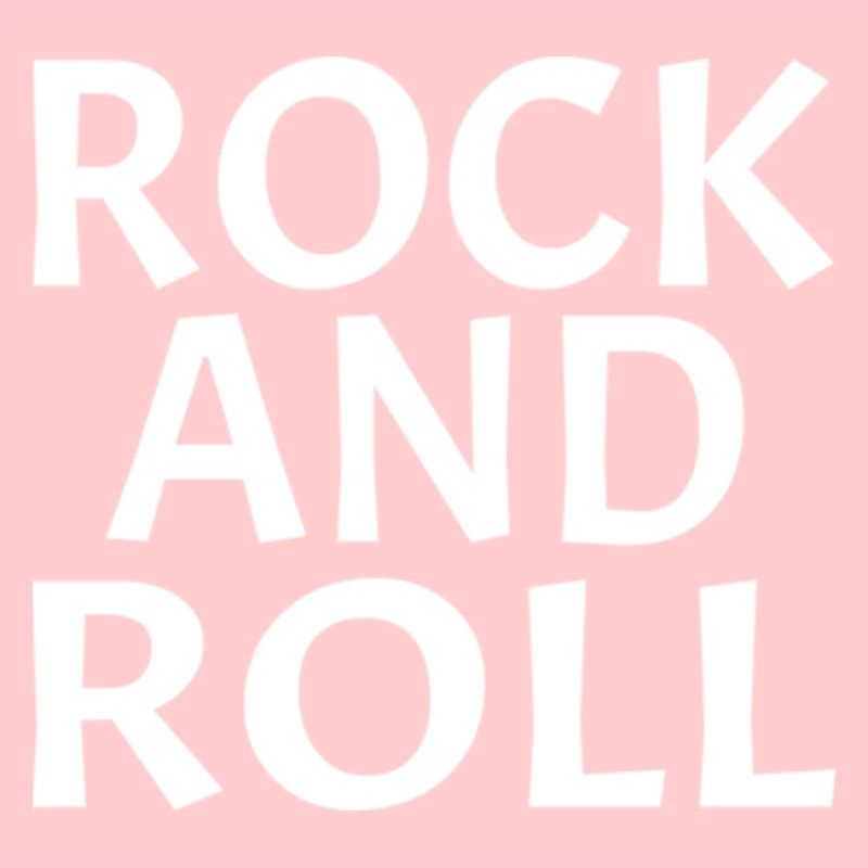 Conception typographique dynamique rock and roll