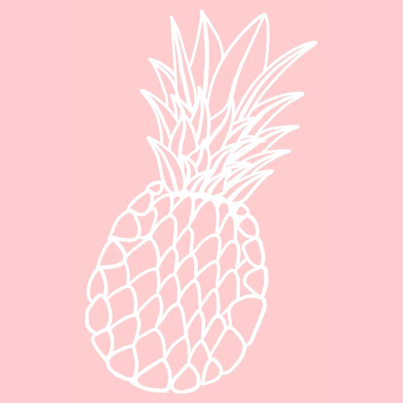 Pineapple hand drawn