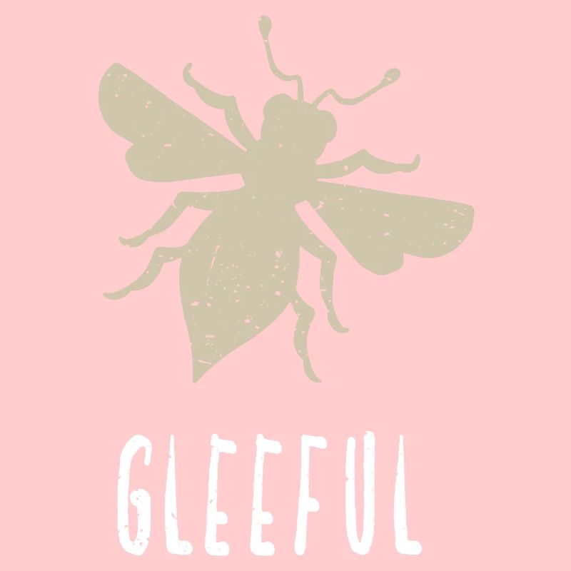 Beige Bee Gleeful Biene Be Gleeful