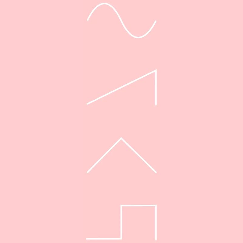 WAVEFORMS - Sine, Sawtooth, Triangle, Square