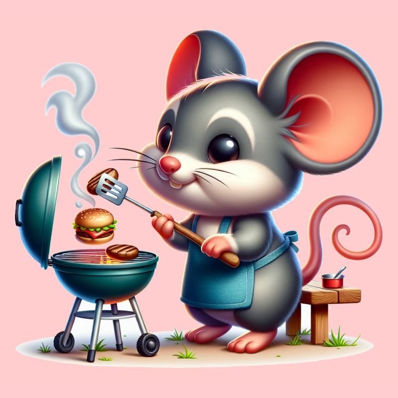 Souris BBQ mignonne