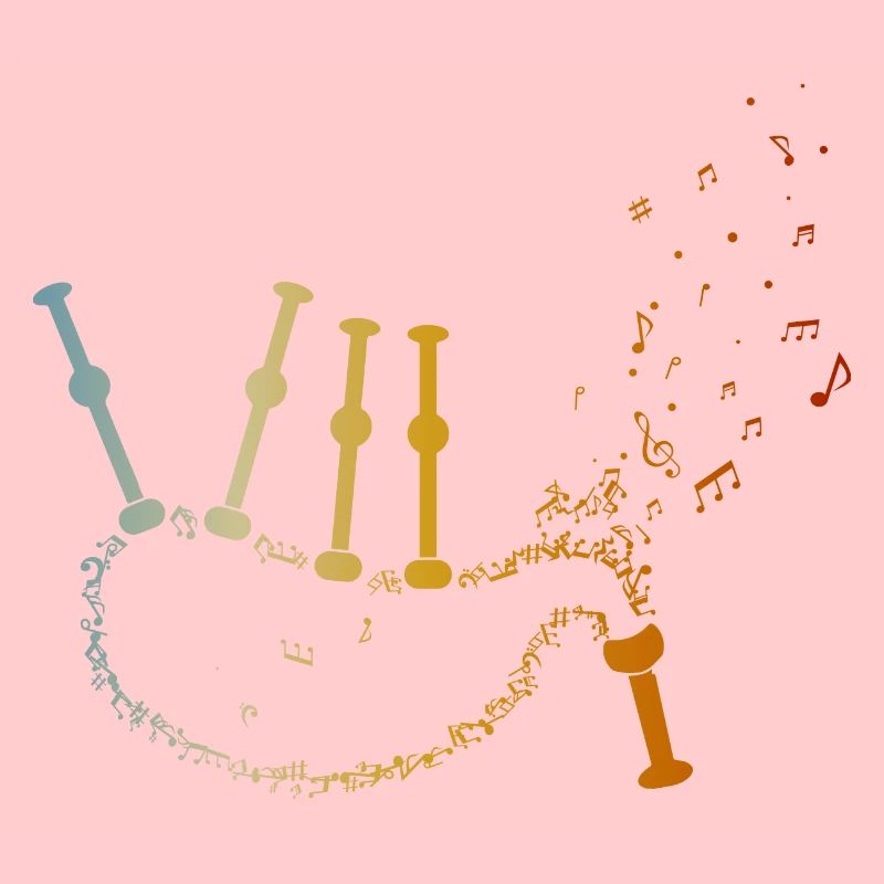 Cornemuse Musique Notes Cornemuse Joueurs de cornemuse