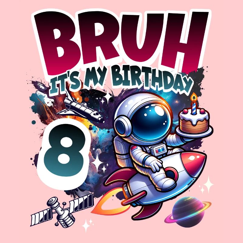 Astronaut 8th Birthday Space