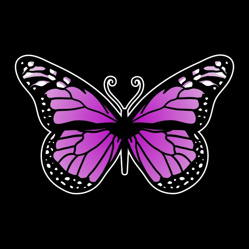 Butterfly violet