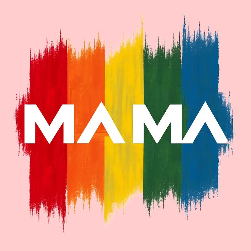 Schöne Mama zu toll
