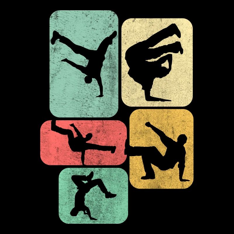 Retro Breakdance Breakdancer Dancing