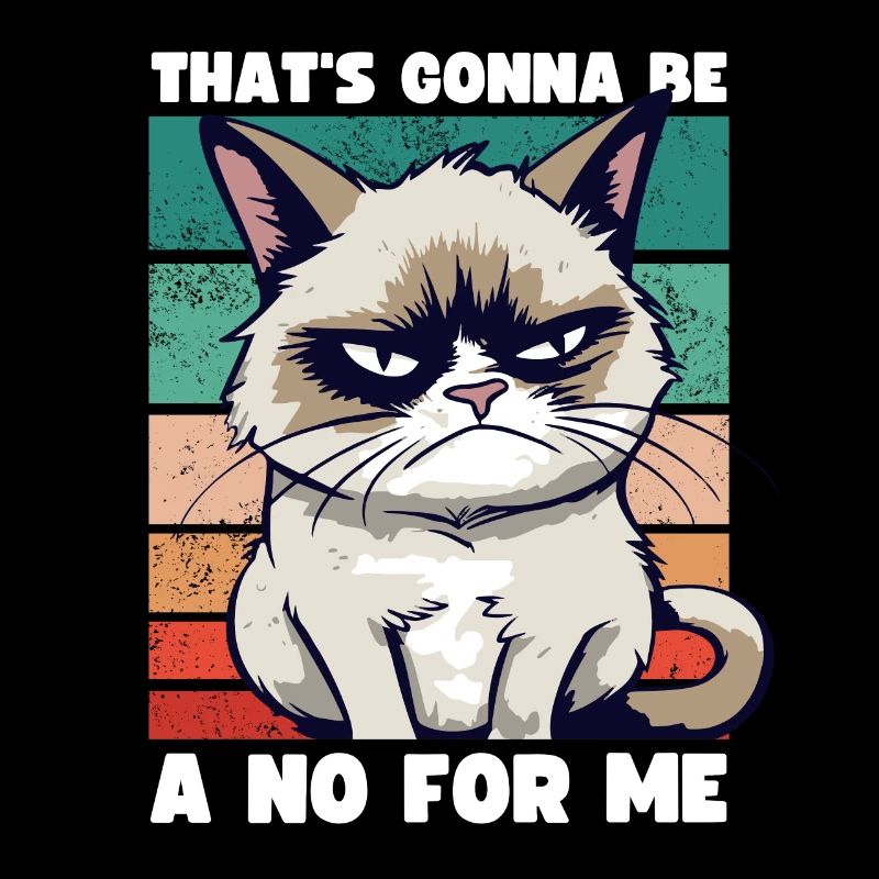 Grump Cat: That's Gonna Be A No For Me - Sarkasmus