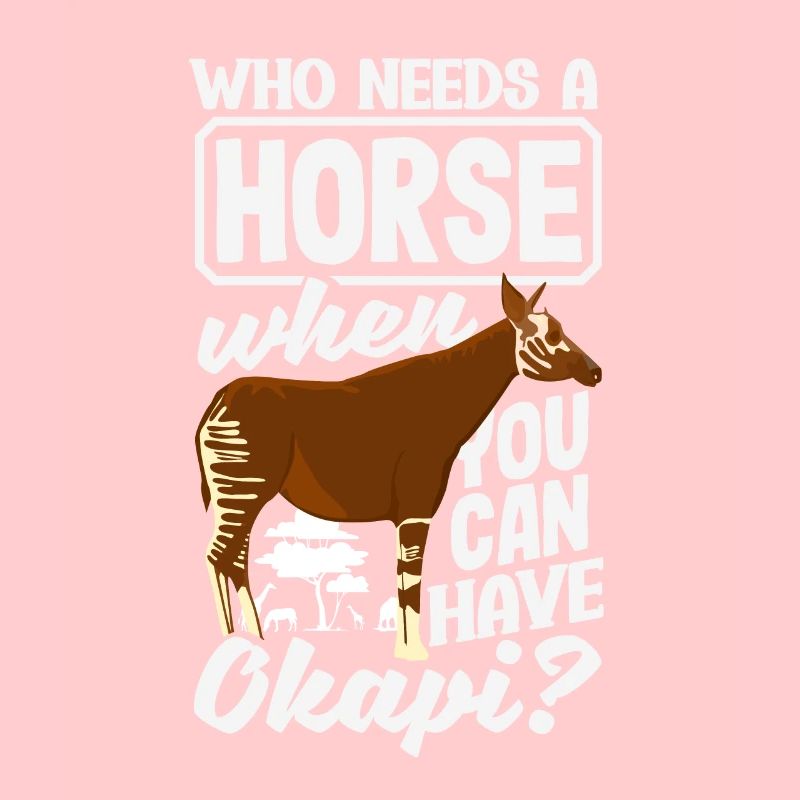 Funny zookeeper okapi lover