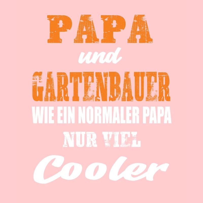 Papa und Gartenbauer