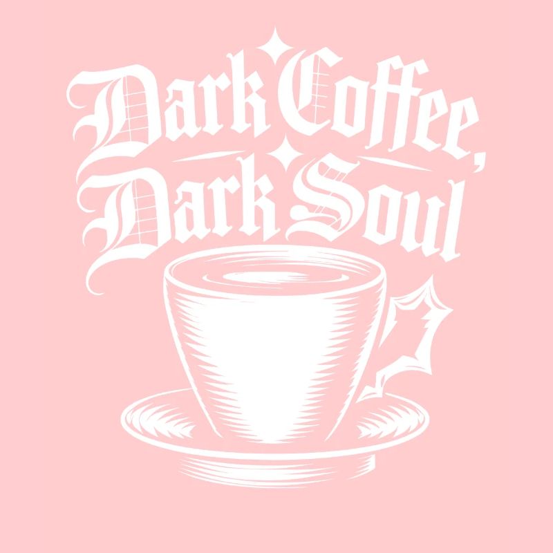 Dark Coffee Gothic Death Decaf Caffeine Lover