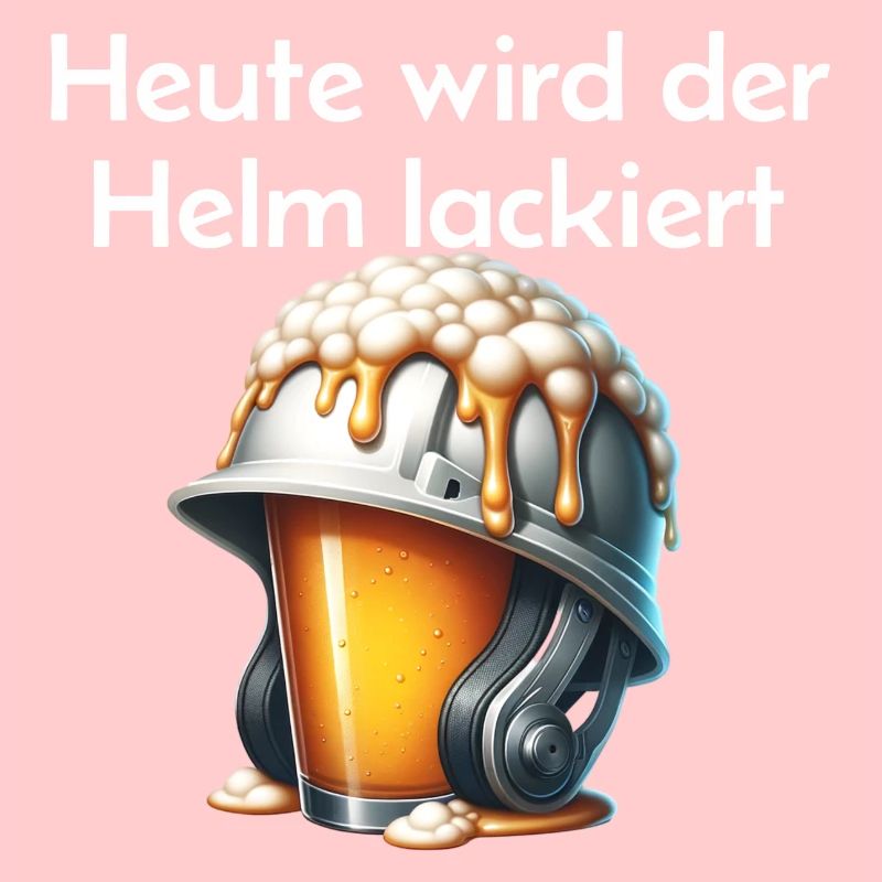 Bier - Heute wird der Helm lackiert Trinkspruch