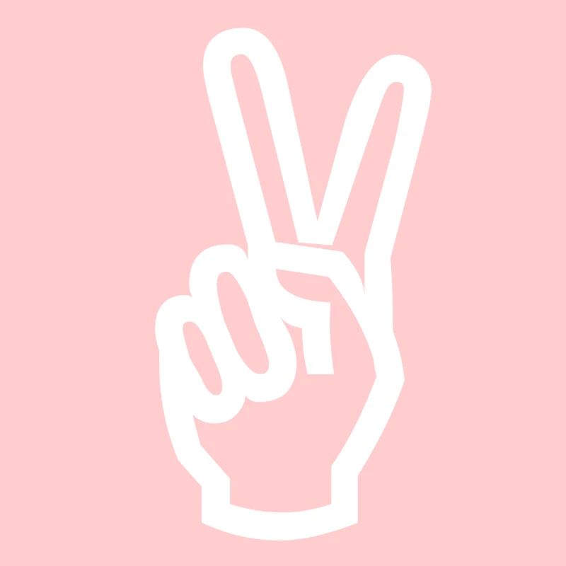 Peace Victory Sieg Gewinner Finger Geschenk