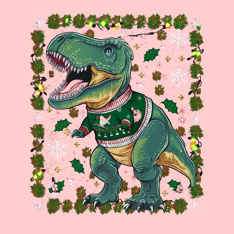 Dinosaure Moche Noël Noël Trex