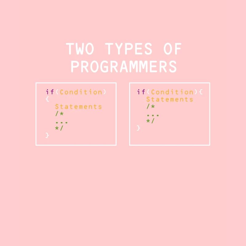 Deux types de programmeurs PHP HTML IT Developer