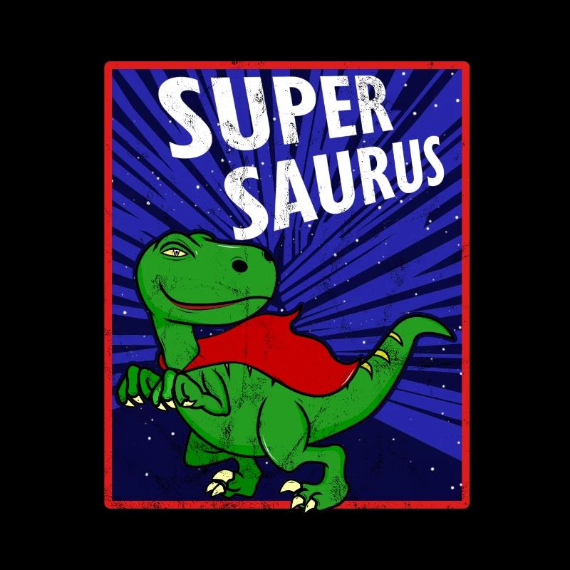 Superheld T-Rex Dinosaurier Tier Geschenkidee