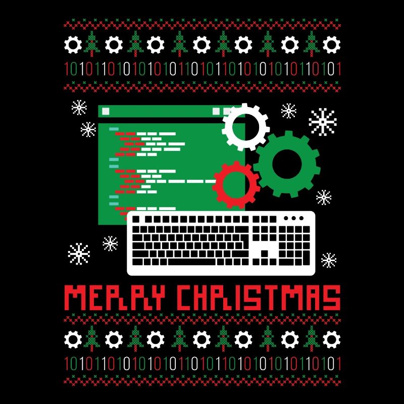 Gamer Christmas Ugly Sweater Nerd Informatiker