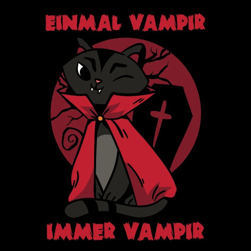 Vampir Katze Kätzchen Halloween