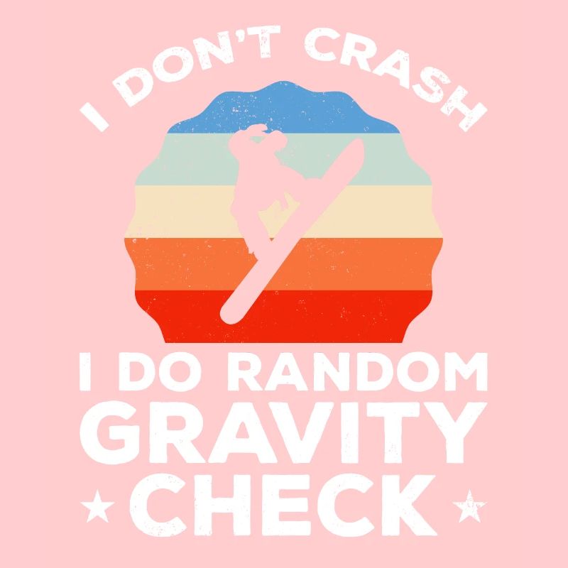 Random gravity checks Snowboarder Snowboarding