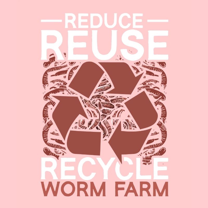 Élevage de vers Réduire Réutiliser Recycler Ferme de vers