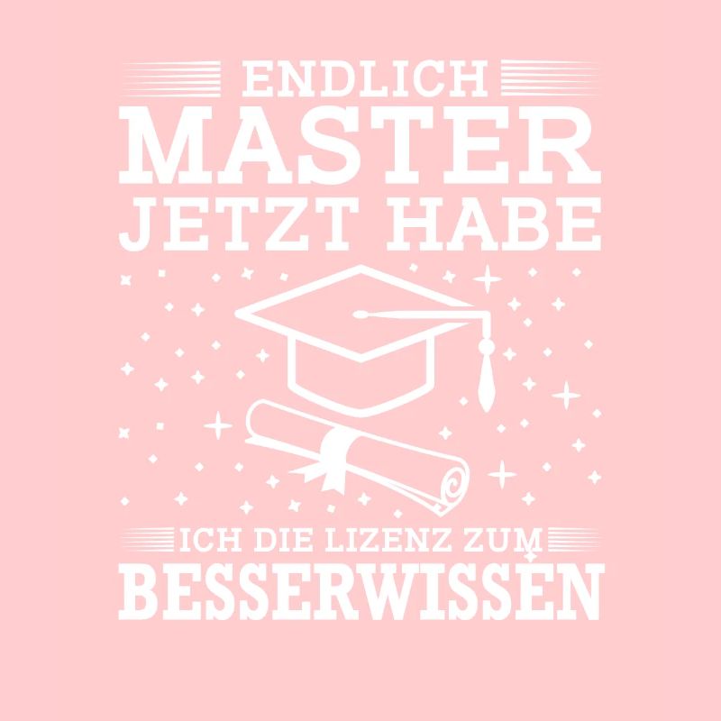 Master Abschluss Geschenk Lizenz Zum Besserwissen