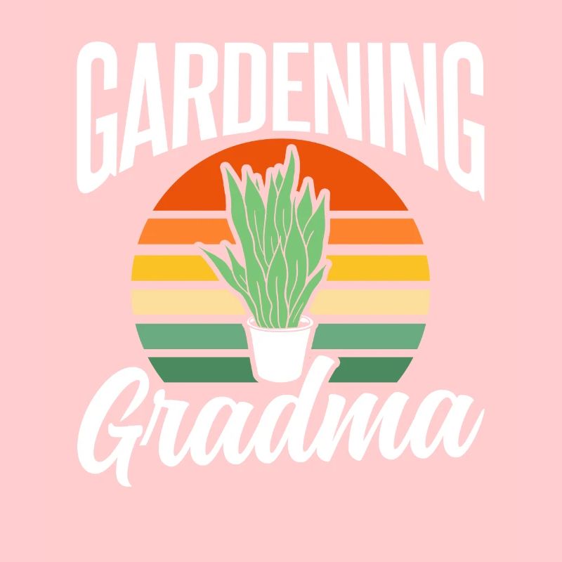 Gartenarbeit Oma Garten Großmutter Gärtnerin