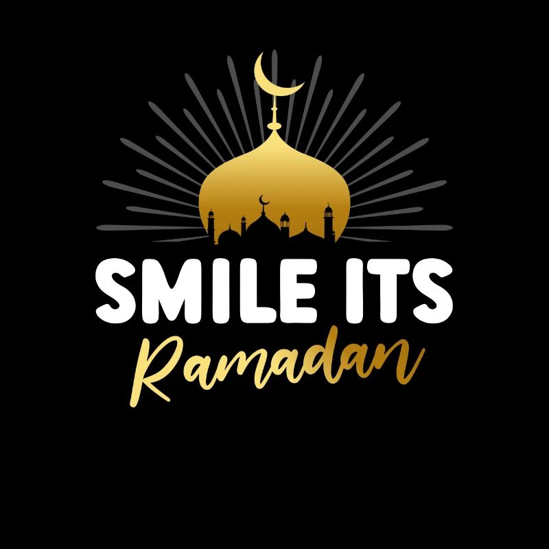 Sourire c’est la religion du Ramadan l’islam islamique