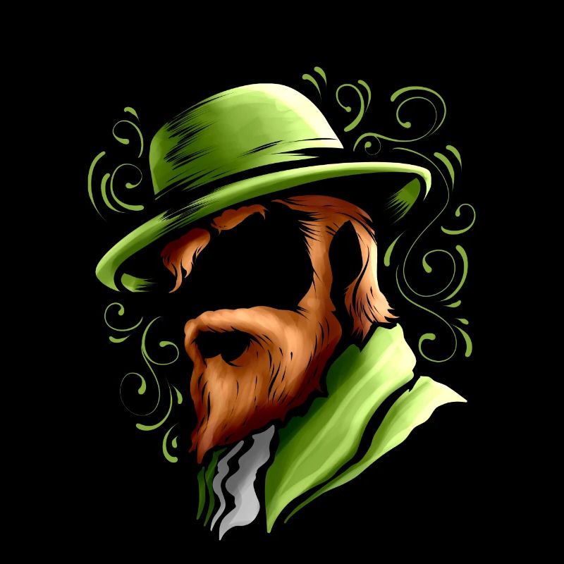 Leprechaun sans visage le jour de la Saint-Patrick