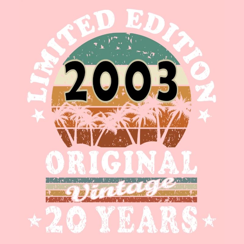 20e anniversaire 2003 année 20 ans